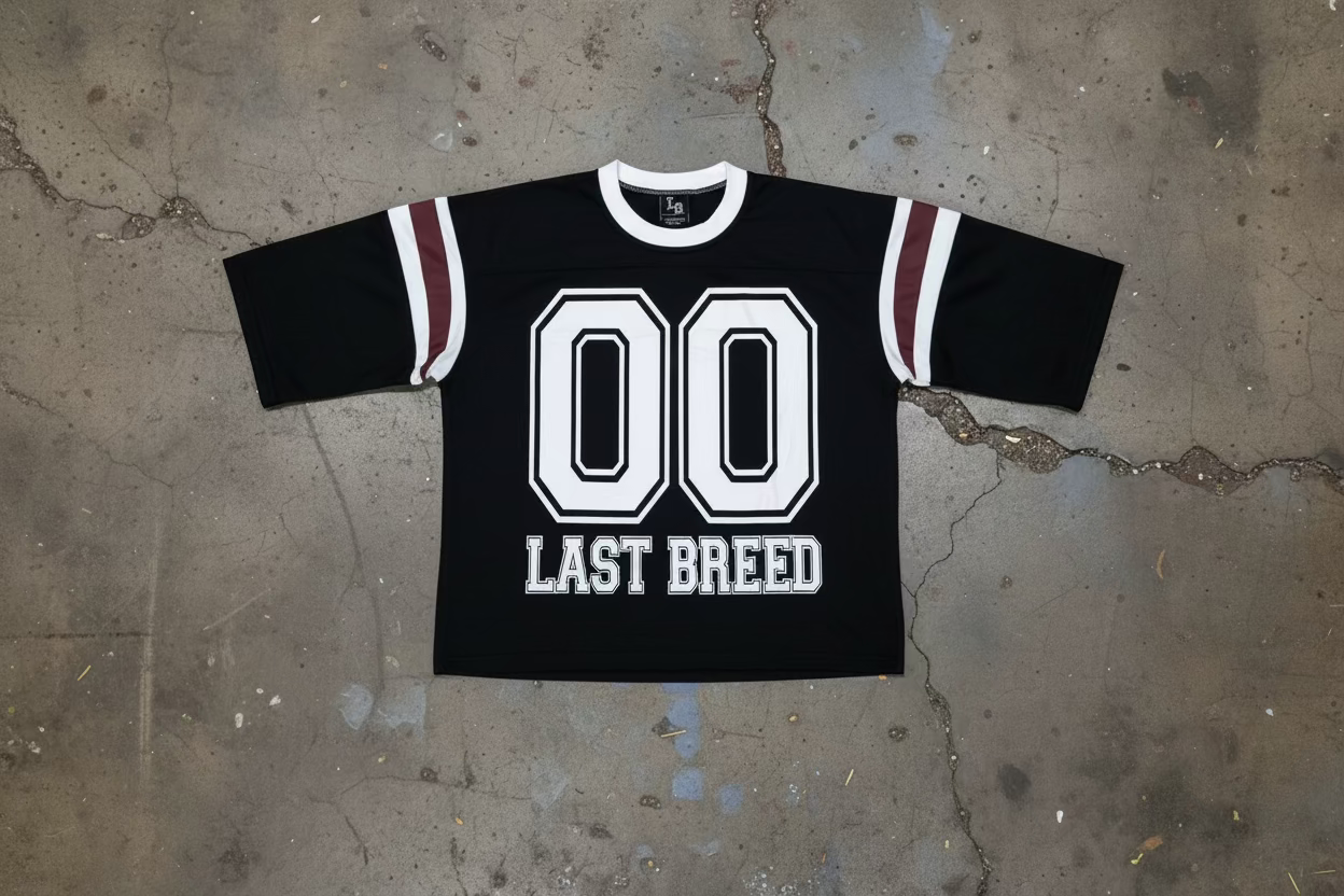 Last Breed Varsity Tee Black