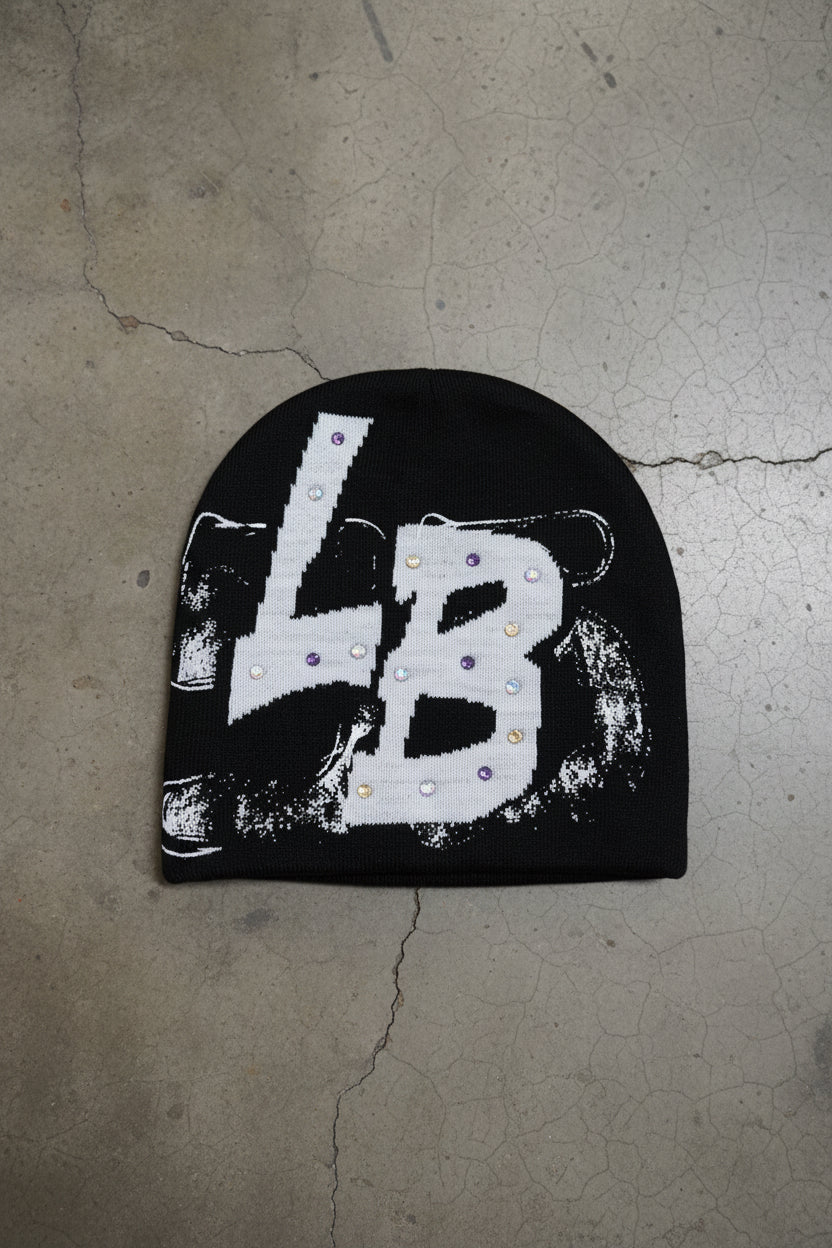 LB Black Painter Beanie.