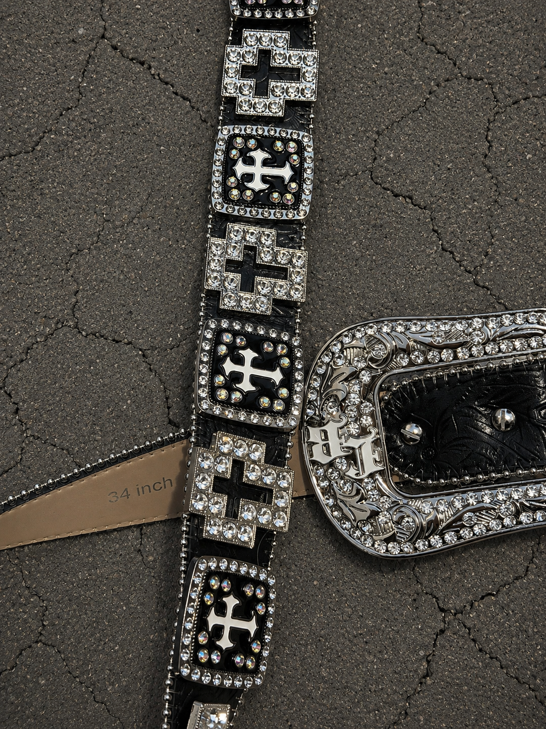 Last Breed White Western Icon Belt.
