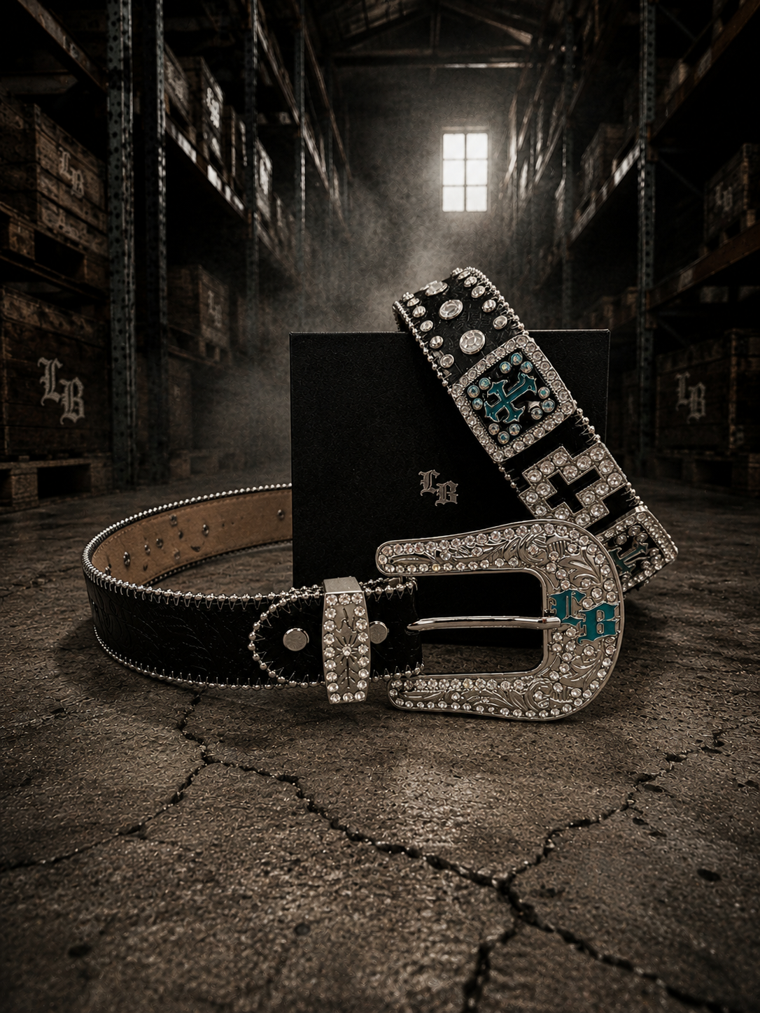 Last Breed Teal Western Icon Belt.