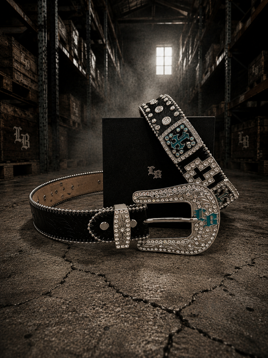 Last Breed Teal Western Icon Belt.