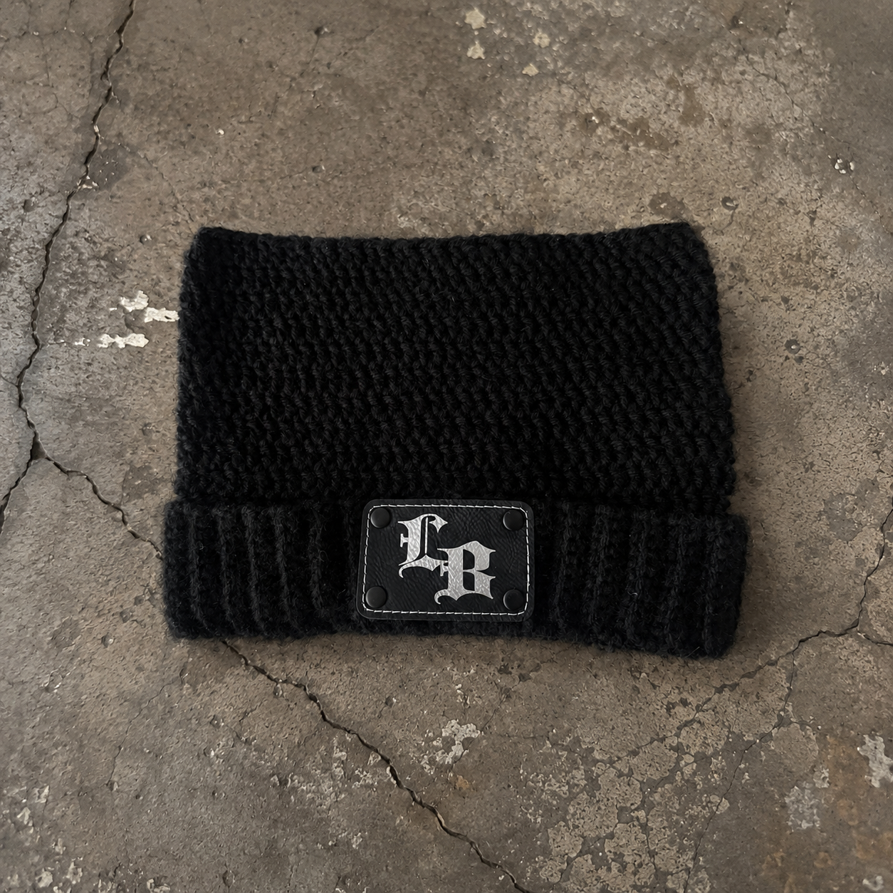 LB Hand Knitted Hat
