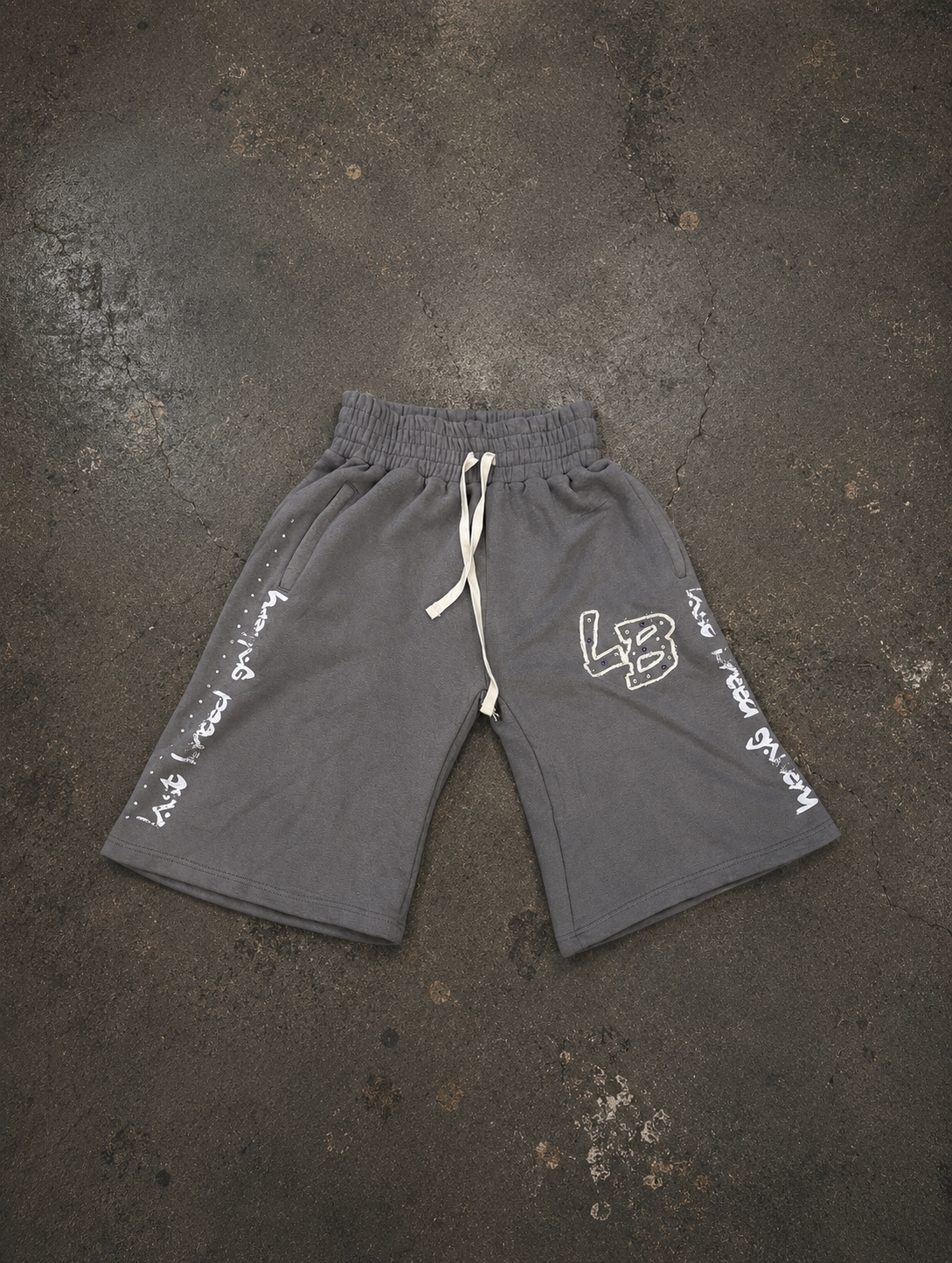 Last Breed Grey Jort Set.