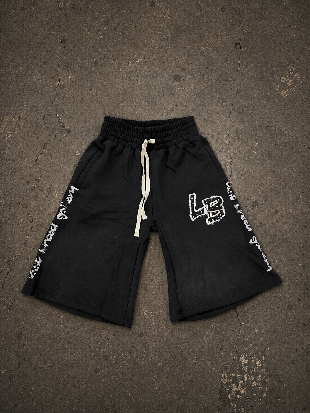 Last Breed Black Jort Set.
