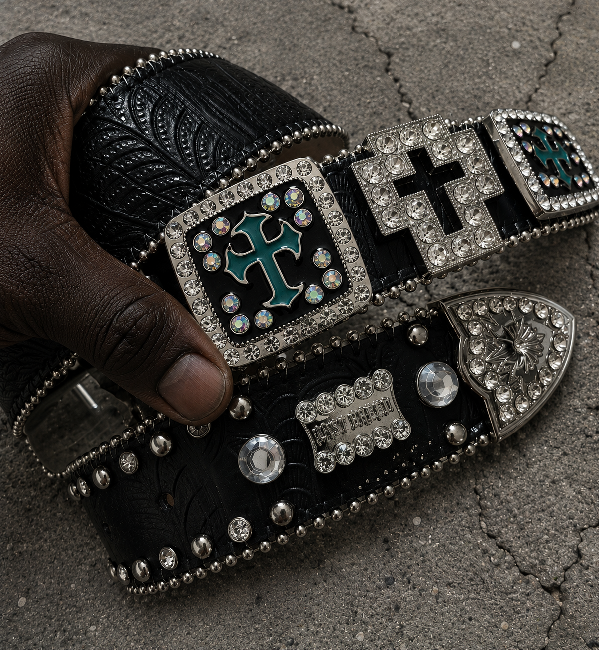 Last Breed Teal Western Icon Belt.