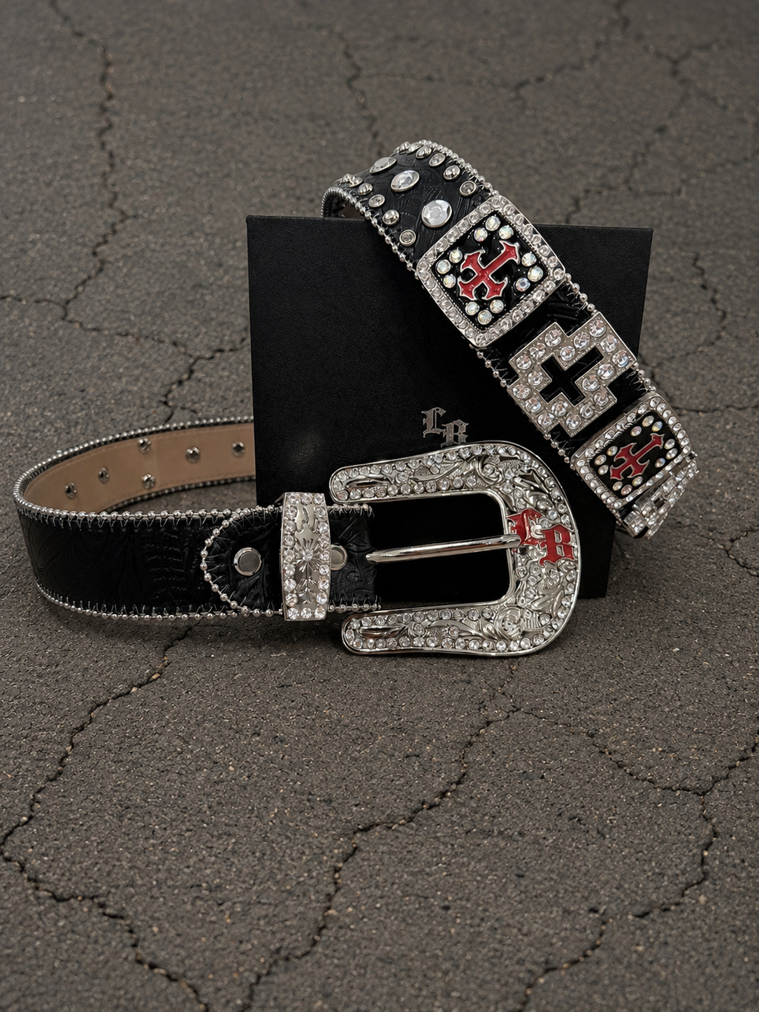 Last Breed Red Western Icon Belt.