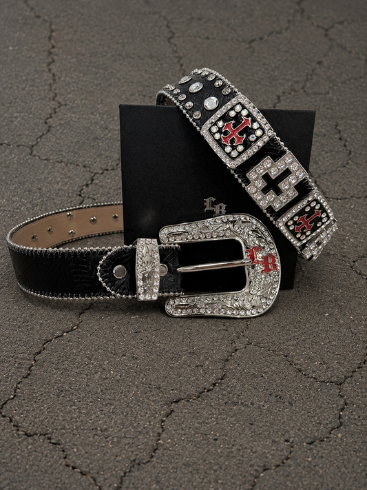 Last Breed Red Western Icon Belt.