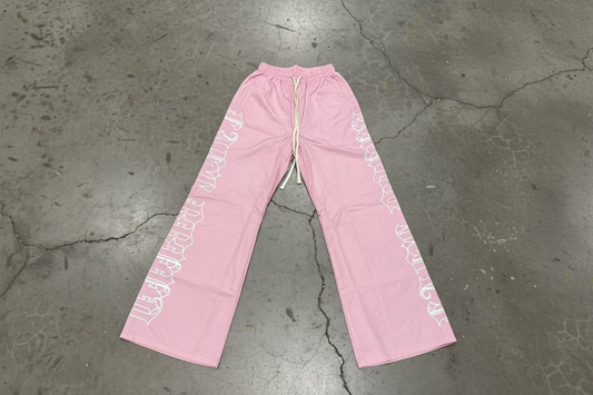 Last Breed Pink Nylon Pants